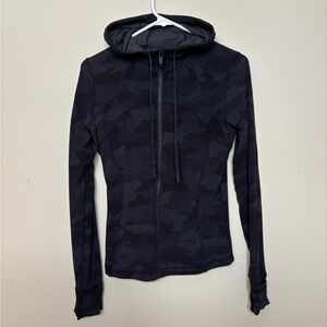 Lululemon wunder under athletica Black Camo Jacket